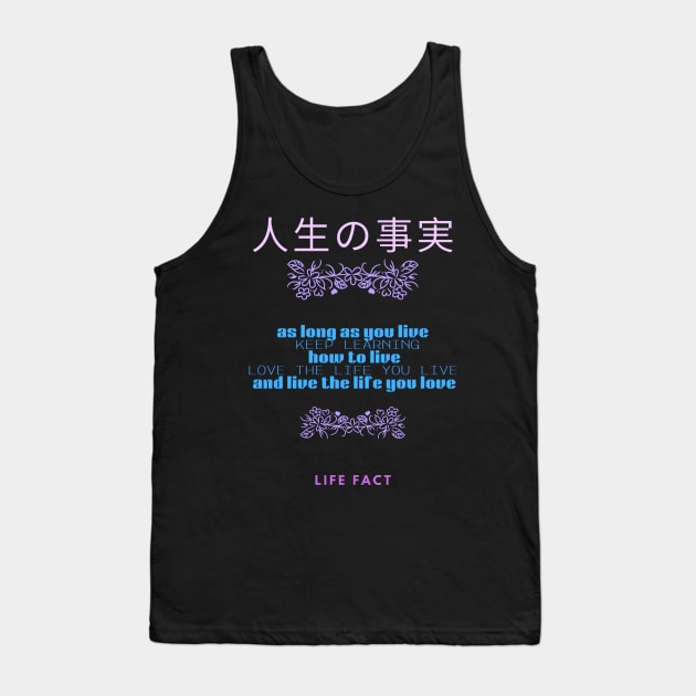 LIVE THE LIFE YOU LOVE Tank Top by Sharing Love